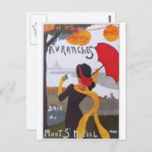  Frans reisvisum 1910 Briefkaart (Voorkant / Achterkant)