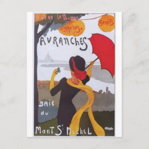 Frans reisvisum 1910 Briefkaart