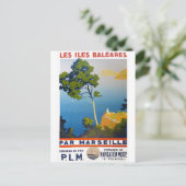  Frans reizen Balearen Briefkaart (Staand voorkant)