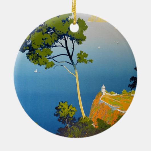 Frans reizen Balearen Keramisch Ornament (Achterkant)