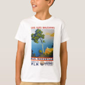  Frans reizen Balearen T-shirt (Voorkant)