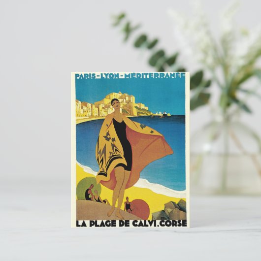  Frans Reizen Briefkaart (Staand voorkant)