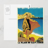 Frans Reizen Briefkaart (Voorkant / Achterkant)