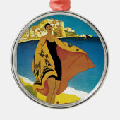 Frans Reizen Metalen Ornament (Voorkant)