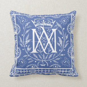 Frans Renaissance Pillow Monogram MA Kussen