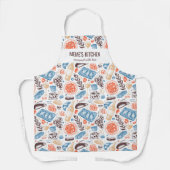 Frans restaurant Chef Meme's Kitchen Custom Schort (Voorkant)