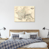Frans Rijk in 1811 Canvas Afdruk (Insitu (Slaapkamer))