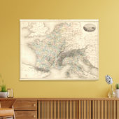 Frans Rijk in 1811 Canvas Afdruk (Insitu (Woonkamer))