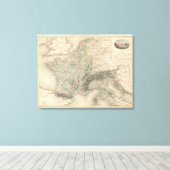 Frans Rijk in 1811 Canvas Afdruk (Insitu (Houten vloer))