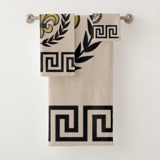 Frans Rijk Revival Fleur de Lis Gast / Cadeau Bad Handdoek (Insitu)