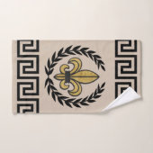 Frans Rijk Revival Fleur de Lis Gast / Cadeau Bad Handdoek (Handdoek)