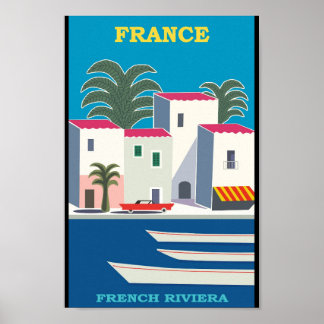  Frans Riveria Travel Poster