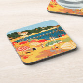  Frans Riviera Beach Bier Onderzetter (Linkerzijde)