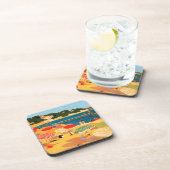  Frans Riviera Beach Bier Onderzetter (Rechterzijde)