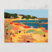  Frans Riviera Beach Briefkaart (Voorkant)