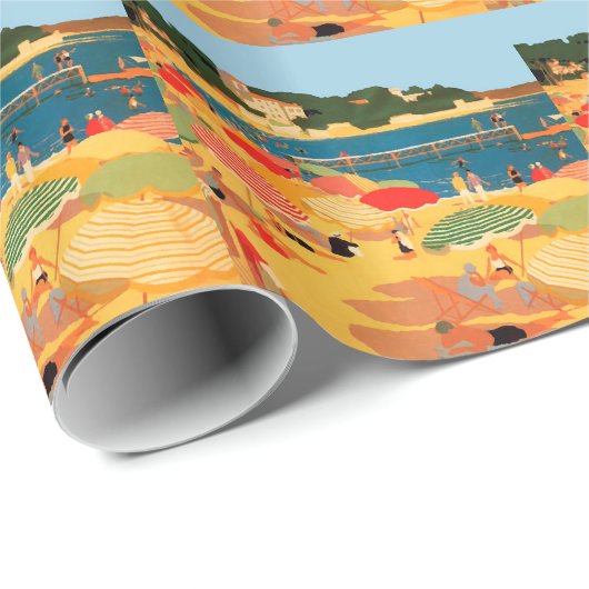  Frans Riviera Beach Cadeaupapier (Rol Hoek)