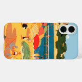  Frans Riviera Beach Case-Mate iPhone Case (Achterkant (horizontaal))