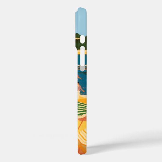 Frans Riviera Beach Case-Mate iPhone Case (Achterkant / Links)