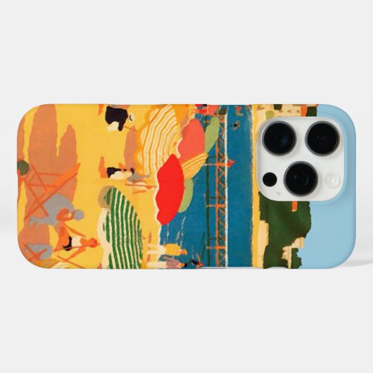  Frans Riviera Beach Case-Mate iPhone Case (Achterkant (horizontaal))