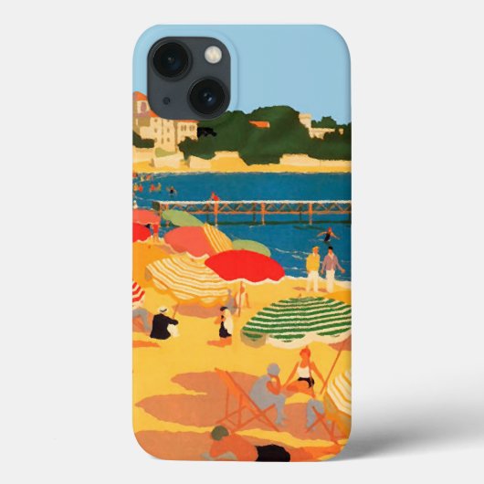  Frans Riviera Beach Case-Mate iPhone Case (Achterkant)