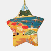  Frans Riviera Beach Keramisch Ornament (Links)