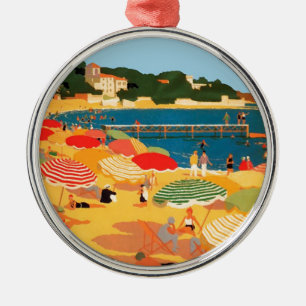  Frans Riviera Beach Metalen Ornament
