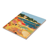  Frans Riviera Beach Tegeltje (Zijkant)