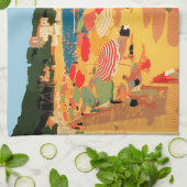  Frans Riviera Beach Theedoek (Gevouwen)