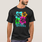 Frans Riviera Beach Tropical Travel Surf T-shirt (Voorkant)