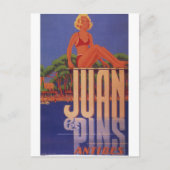 Frans Riviera Briefkaart Juan Les Pins Antibes (Voorkant)