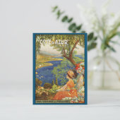  Frans Riviera Cote d'Azur ad Briefkaart (Staand voorkant)