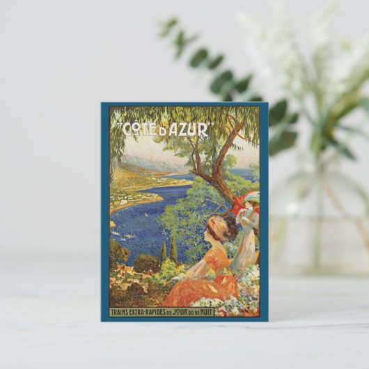  Frans Riviera Cote d'Azur ad Briefkaart (Staand voorkant)