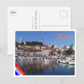 Frans Riviera - Côte d'Azur - Cannes - Briefkaart (Voorkant / Achterkant)