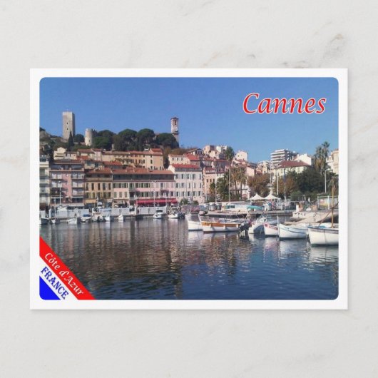 Frans Riviera - Côte d'Azur - Cannes - Briefkaart (Voorkant)