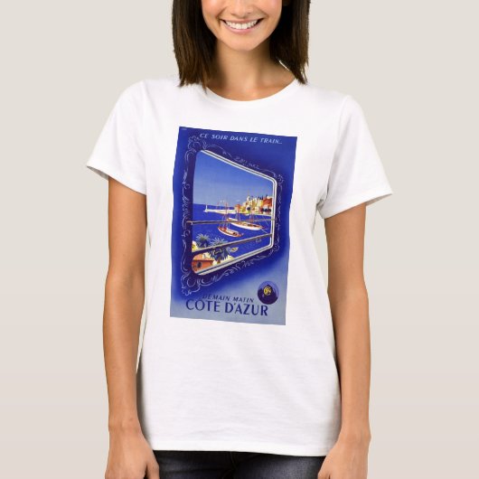 Frans Riviera Cote D'Azur T-shirt (Voorkant)