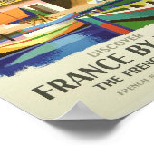 Frans Riviera door Train Travel Poster (Hoek)
