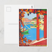 Frans Riviera France vintage Briefkaart (Voorkant / Achterkant)