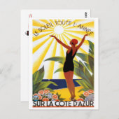 Frans Riviera, Frankrijk - Briefkaart (Voorkant / Achterkant)