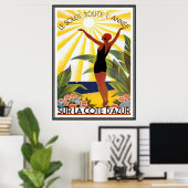  Frans Riviera, Frankrijk - Poster (Thuiskantoor)