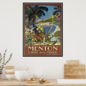Frans Riviera, Frankrijk - Poster (Keuken)