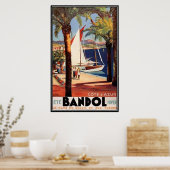 Frans Riviera, Frankrijk - Poster (Keuken)