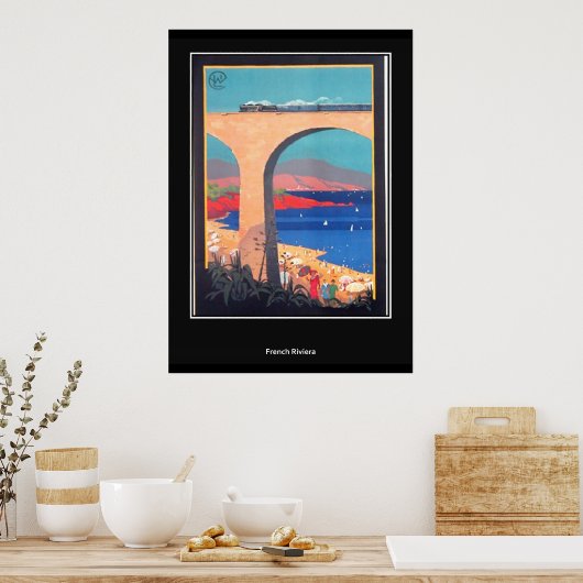 Frans Riviera  Retro Print (Keuken)