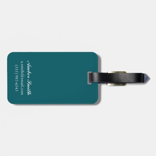 Frans Riviera Travel poster # 1 Bagagelabel (Achterkant horizontaal)