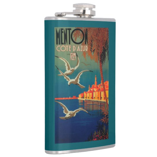 Frans Riviera Travel poster # 1 Heupfles (Rechts)