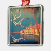 Frans Riviera Travel poster # 1 Metalen Ornament (Links)