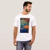 Frans Riviera Travel poster # 1 T-shirt (Voorkant volledig)