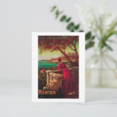 Frans Riviera Travel poster # 2 Briefkaart (Staand voorkant)