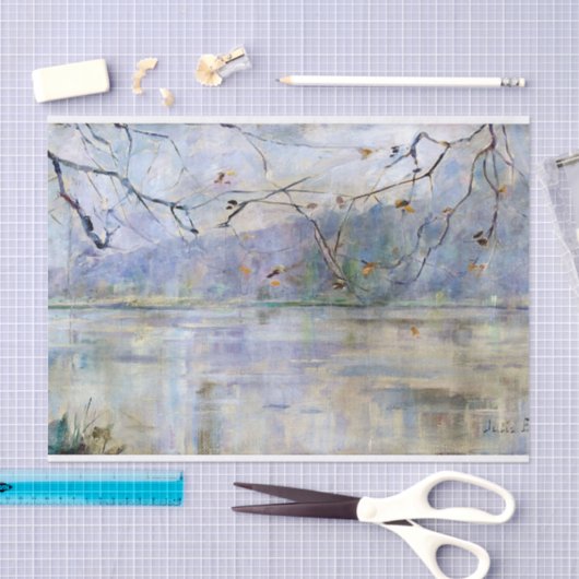 Frans rivierlandschap door Julia Beck Tissuepapier (Craft)