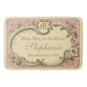 Frans Rococo Boudoir Elegant Lijst Gold Pink Badmat