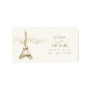 Frans Romance Wedding Gold/Ivory ID870 Label